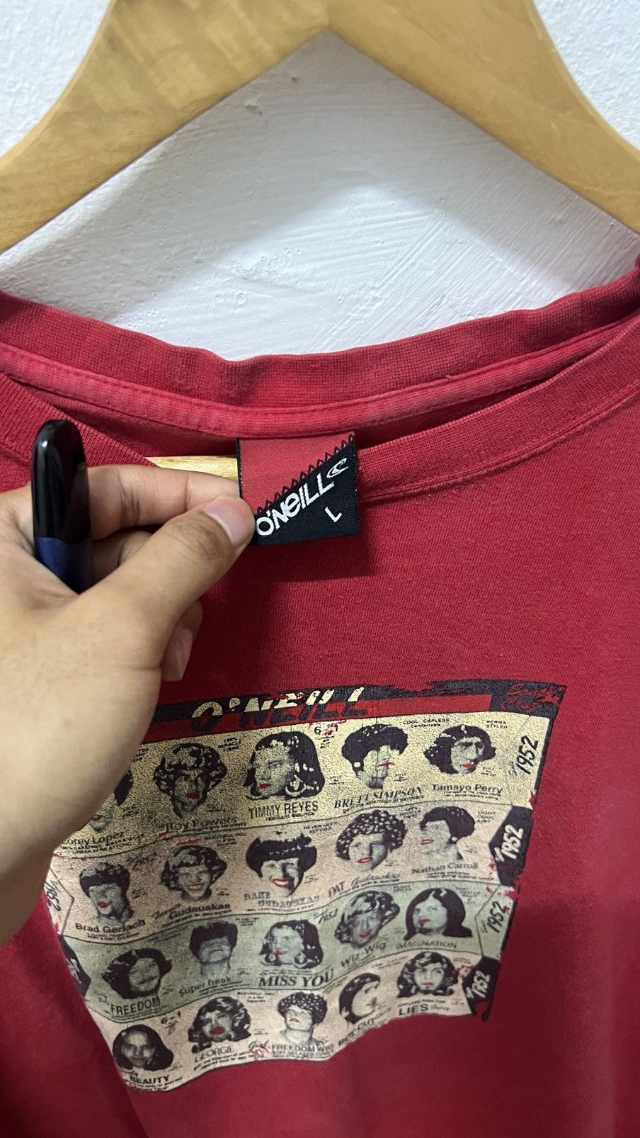 O'Neill Vintage 90s O’Neill "Some Girls" Rolling Stones Graphic Tee Size US L / EU 52-54 / 3 - 6 Thumbnail