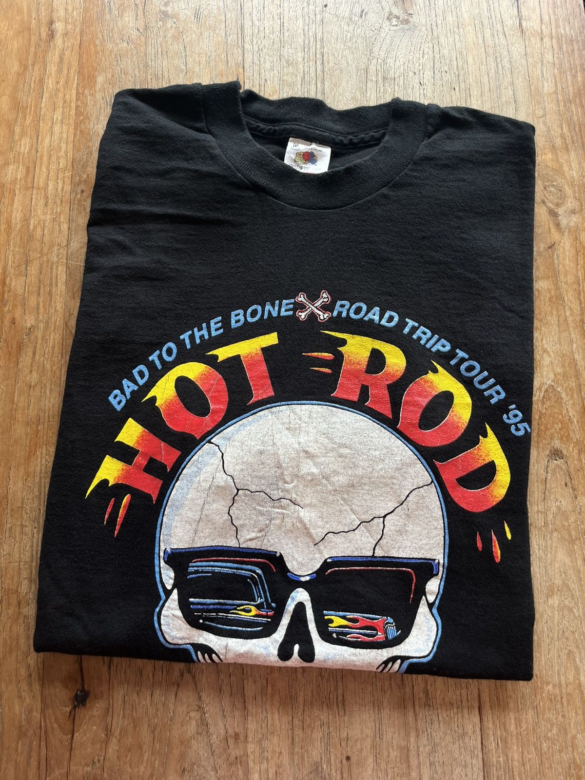 Vintage Vintage HOT ROD Bad to the Bone Road Trip Tour 95’s HoodLums Size US M / EU 48-50 / 2 - 1 Thumbnail