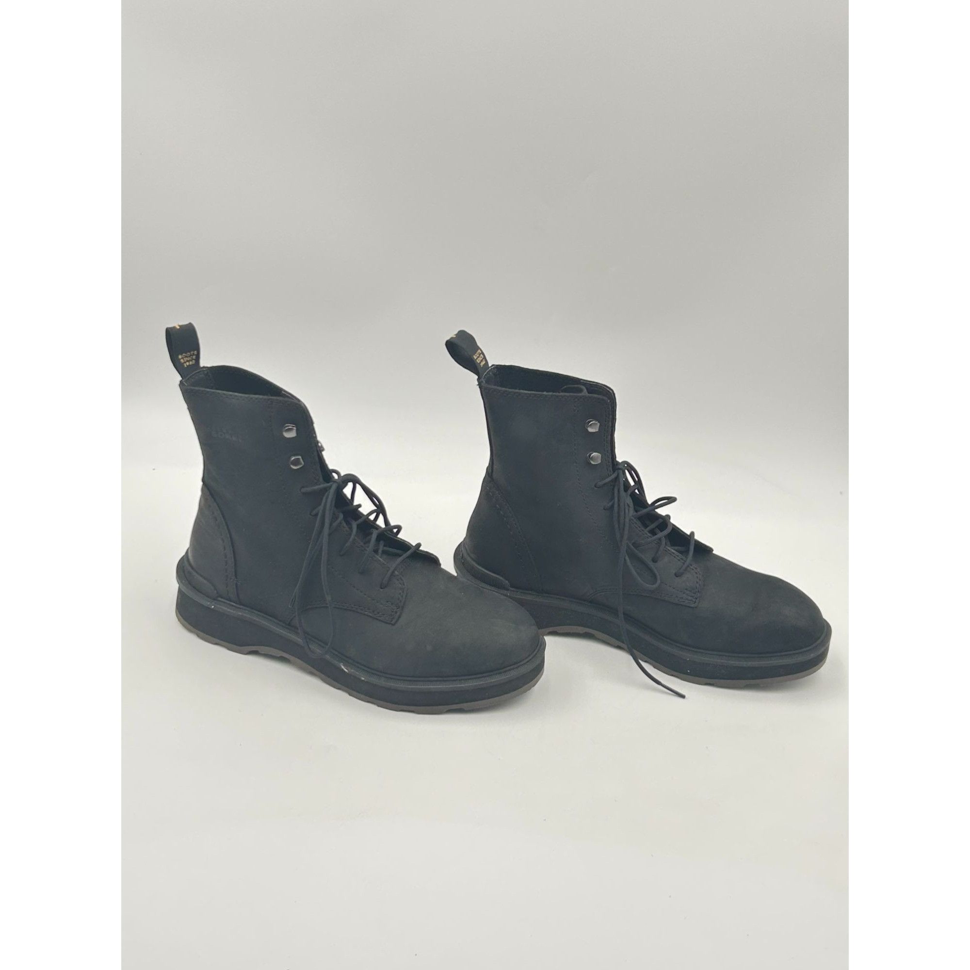 Other Sorel Hi-Line Lace Boots Women’s 10 Black Waterproof Leather Size US 10 / IT 40 - 4 Thumbnail