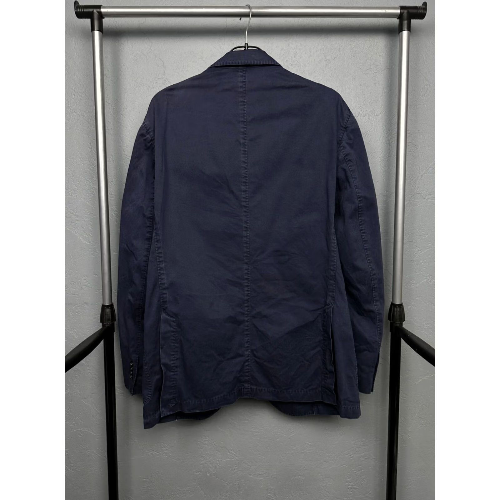 Boglioli Boglioli Blazer Coat XL Mens Cotton Blazer Three-Button Four-Button 3 Piece Blue Size XL Regular Color Blue Pattern Solid Jackets Size 46R - 6 Thumbnail