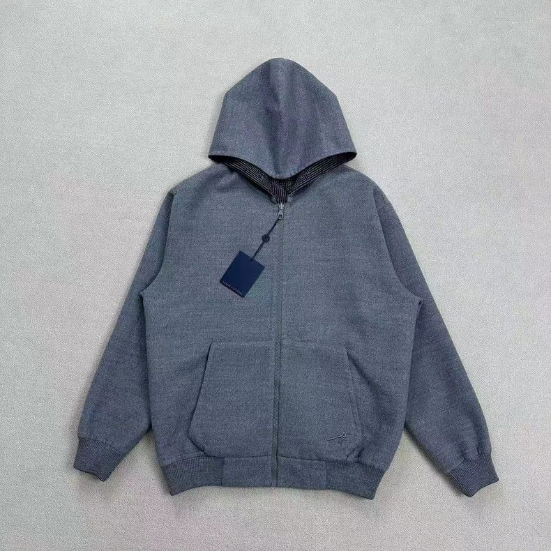 Louis Vuitton Louis Vuitton Double-sided Cashmere Hoodie-yf Size US L / EU 52-54 / 3 - 1 Thumbnail
