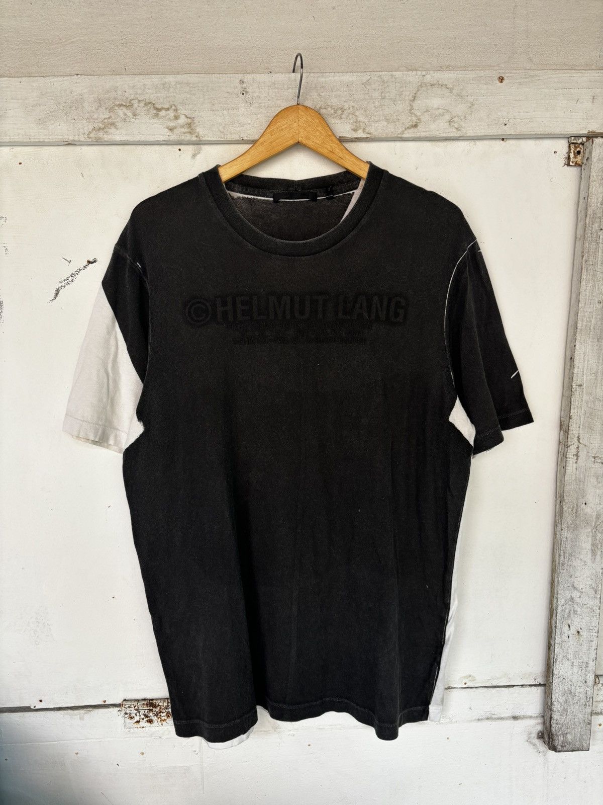Helmut Lang HELMUT LANG 2019 TSHIRT Size US L / EU 52-54 / 3 - 1 Thumbnail