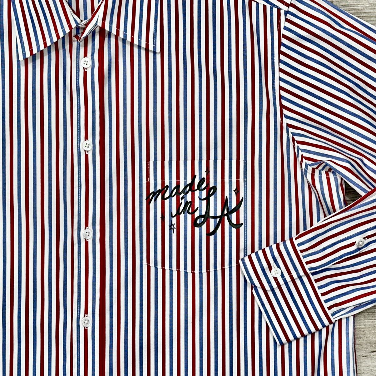 Libertine NEW LIBERTINE RED WHITE BLUE STRIPED MADE IN LA OVERSIZED S Size US S / EU 44-46 / 1 - 2 Thumbnail
