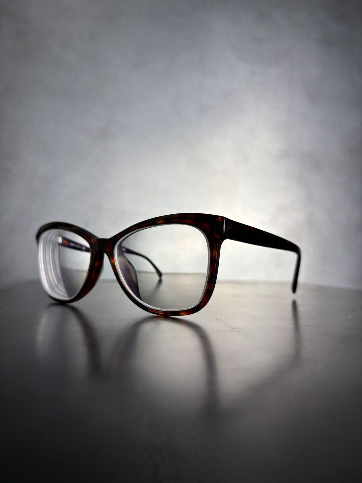 Chanel Chanel Eyeglasses 3353-A 1580 Cat Eye Bold Oversized Frames Size ONE SIZE - 17 Thumbnail