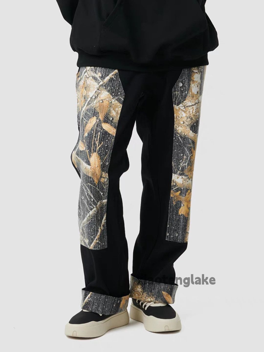 Designer × Japanese Brand × Vintage utility patchwork camo skate hiphop carpenter pants Size US 32 / EU 48 - 2 Thumbnail