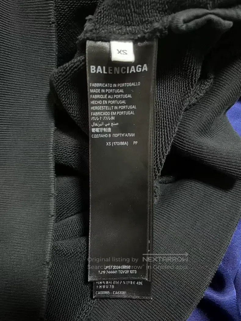 Balenciaga Balenciaga Tape logo hooded sweatshirt, size XS Size US XS / EU 42 / 0 - 4 Thumbnail