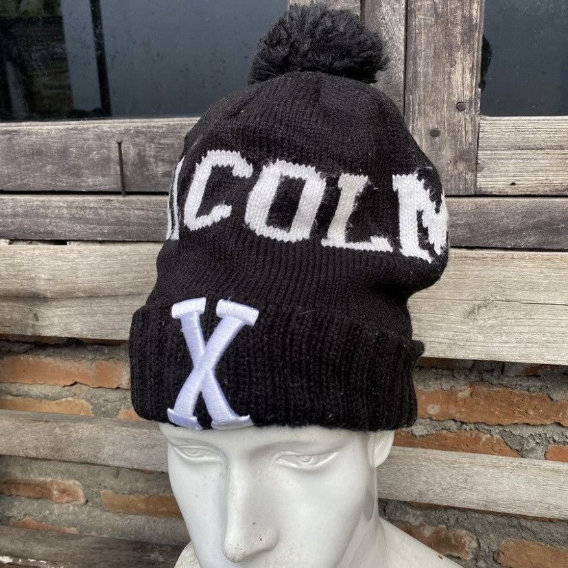 Mitchell & Ness × Rap Tees Malcolm c pom beanie hats Size ONE SIZE - 4 Thumbnail