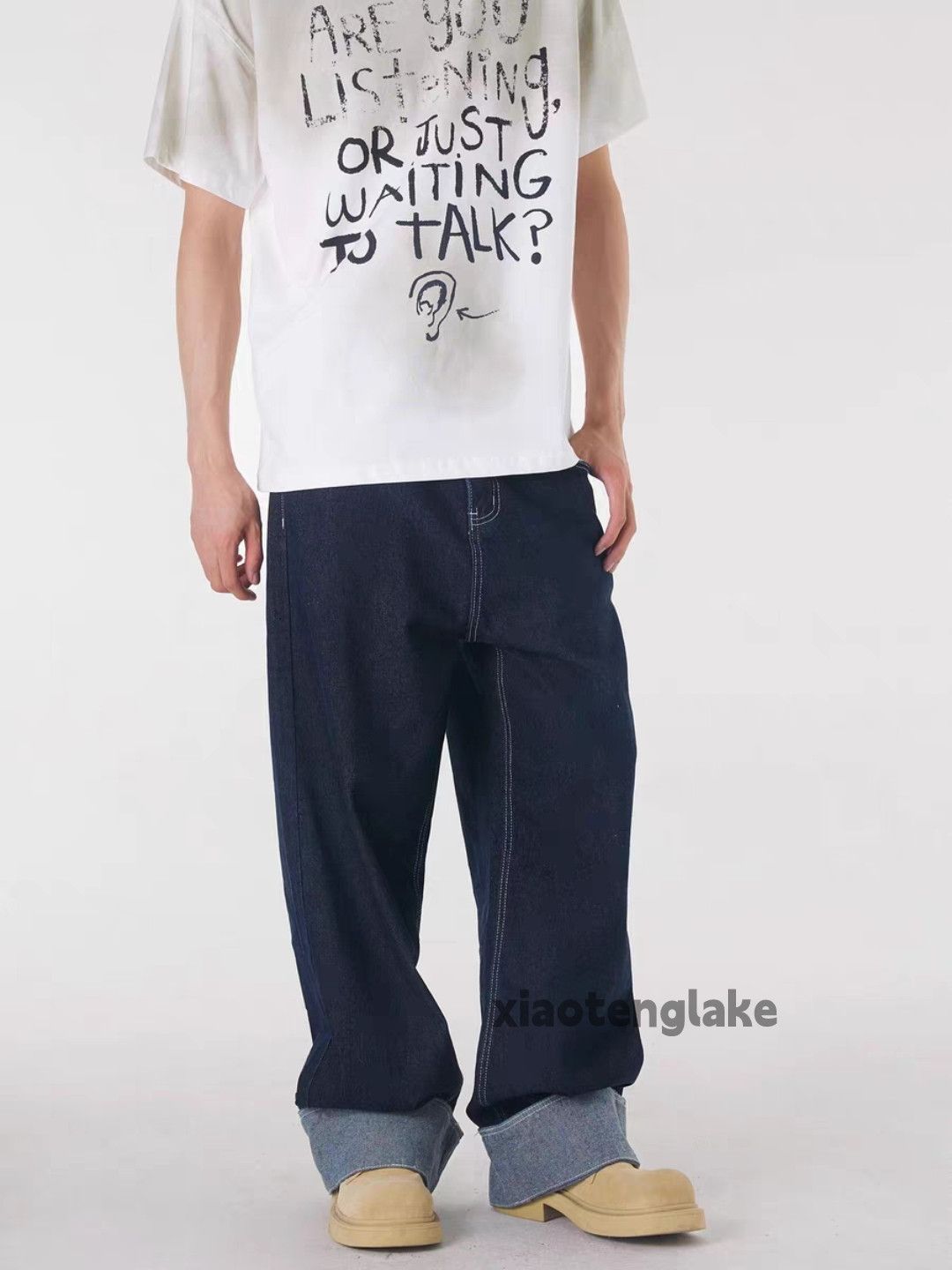 Designer × Vintage utility retro y2k skate hiphop loose baggy jeans Size US 30 / EU 46 - 7 Thumbnail