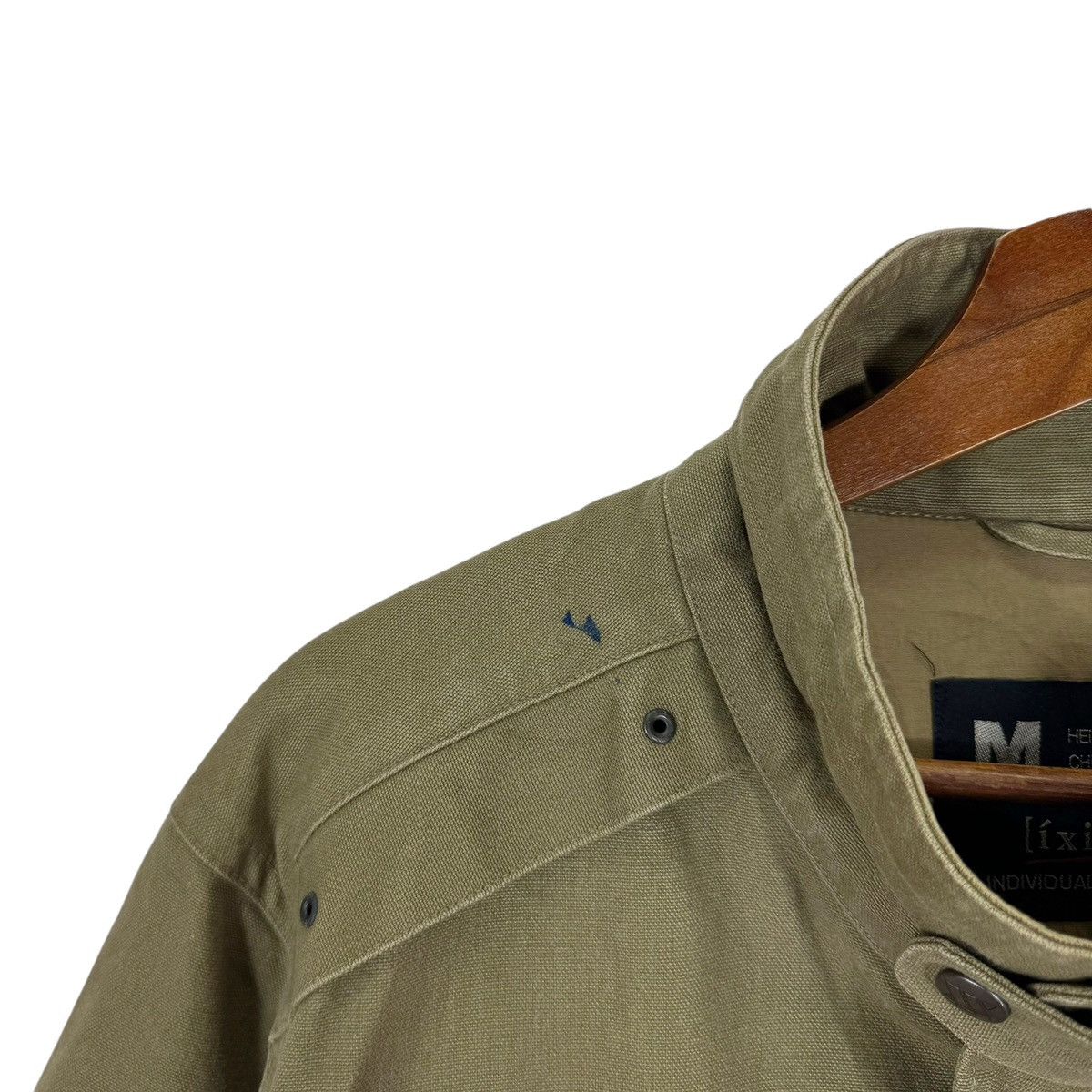 Japanese Brand × Perks And Mini VINTAGE [IXI:Z] INDIVIDUALS BASIC CANVAS DENIM BOMBER JACKET Size US M / EU 48-50 / 2 - 5 Thumbnail