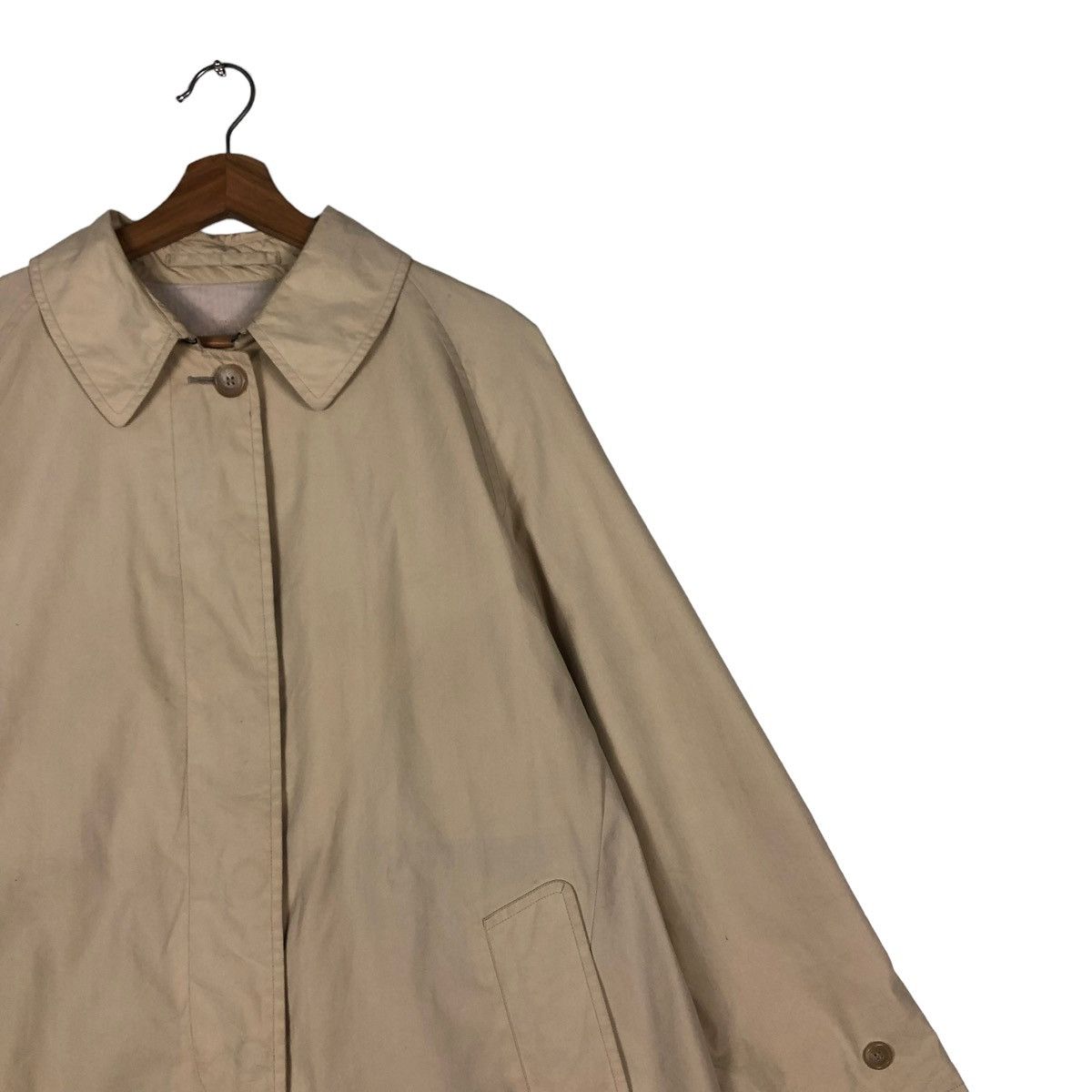 Bally × Designer 🔥VINTAGE LONG JACKET BALLY MADE IN ITALY DOUBLE COLLAR Size US M / EU 48-50 / 2 - 7 Thumbnail