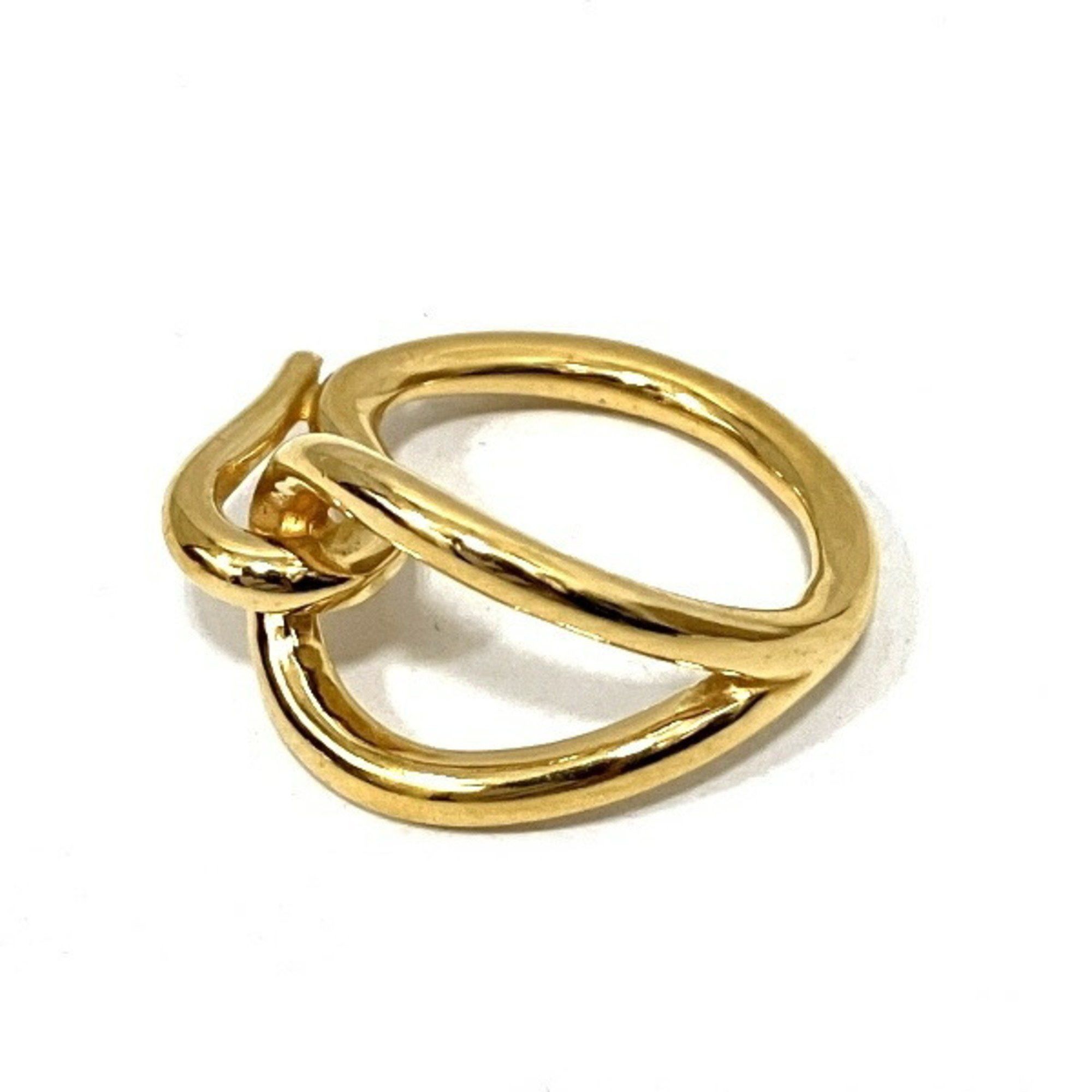 image of Hermes Jumbo Scarf Ring, Gold Color, Accessory, Ladies, Women's