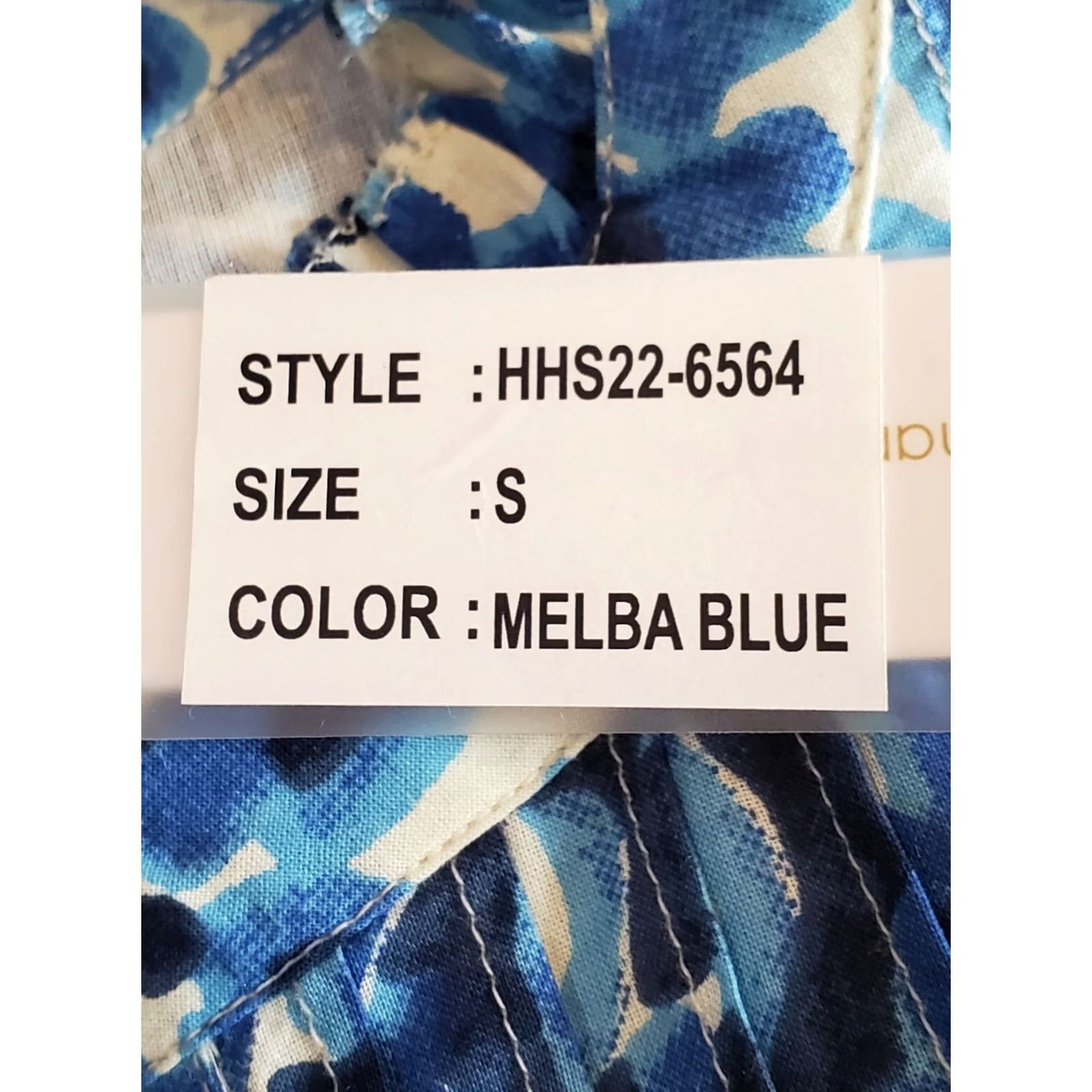 Vintage House of Harlow 1960 Melba Blue Floral Ruffle Mini Dress S Womens New With Tags Size S / US 4 / IT 40 - 6 Thumbnail