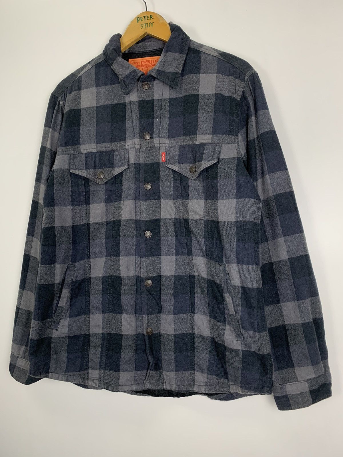 Flannel × Levi's × Vintage Vintage Levis flannel jacket Size US L / EU 52-54 / 3 - 6 Thumbnail
