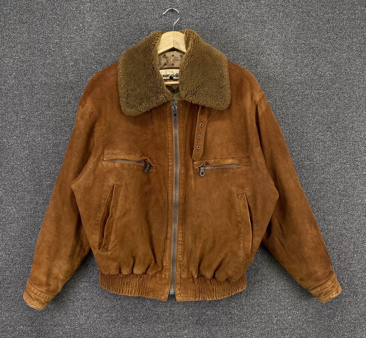 Leather Vintage George Rech Homme Sheep Skin Leather Jacket Size M / US 6-8 / IT 42-44 - 1 Thumbnail