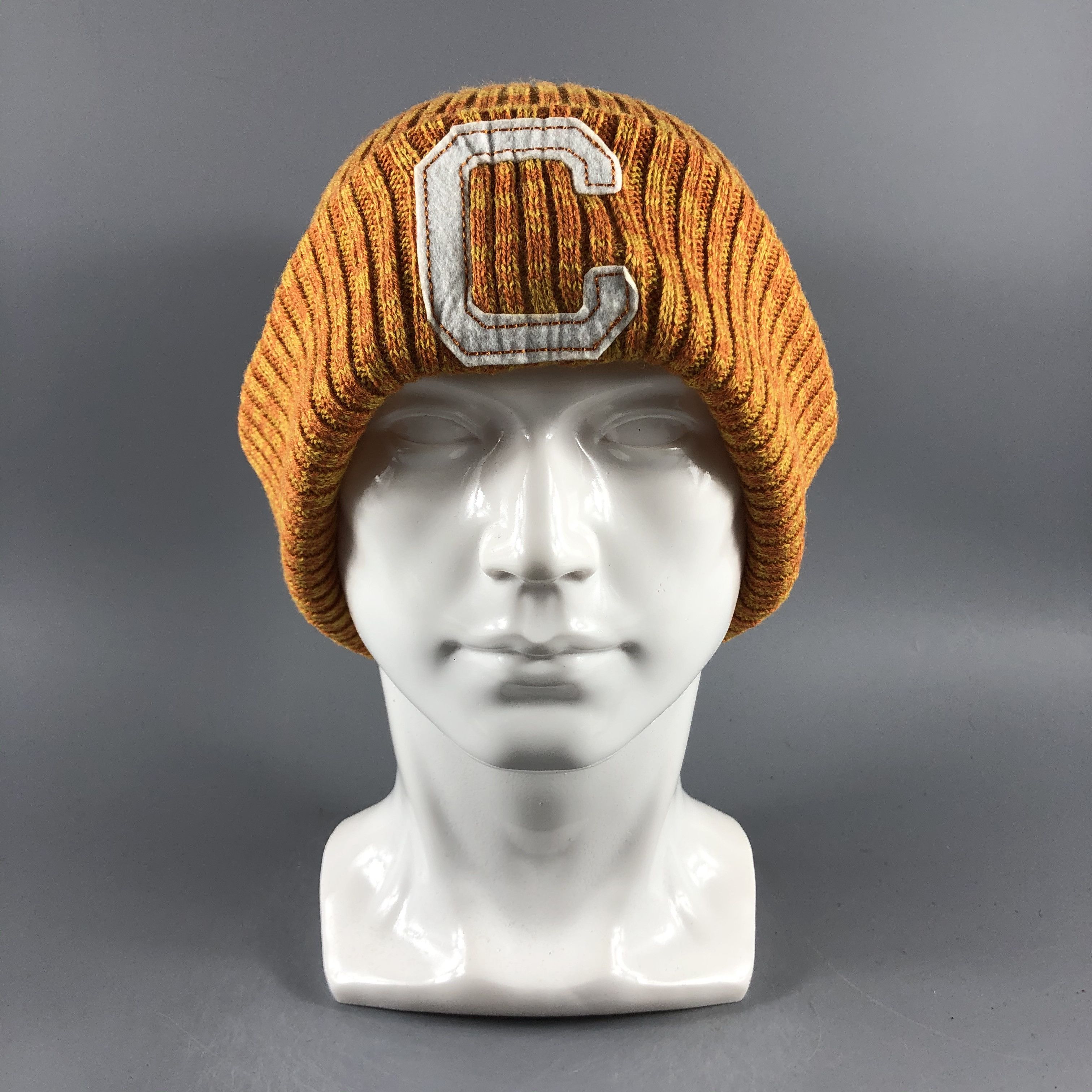 Converse × Vintage Converse Stripe Beanie Snow Hat Snow Cap -D587 Size ONE SIZE - 2 Thumbnail