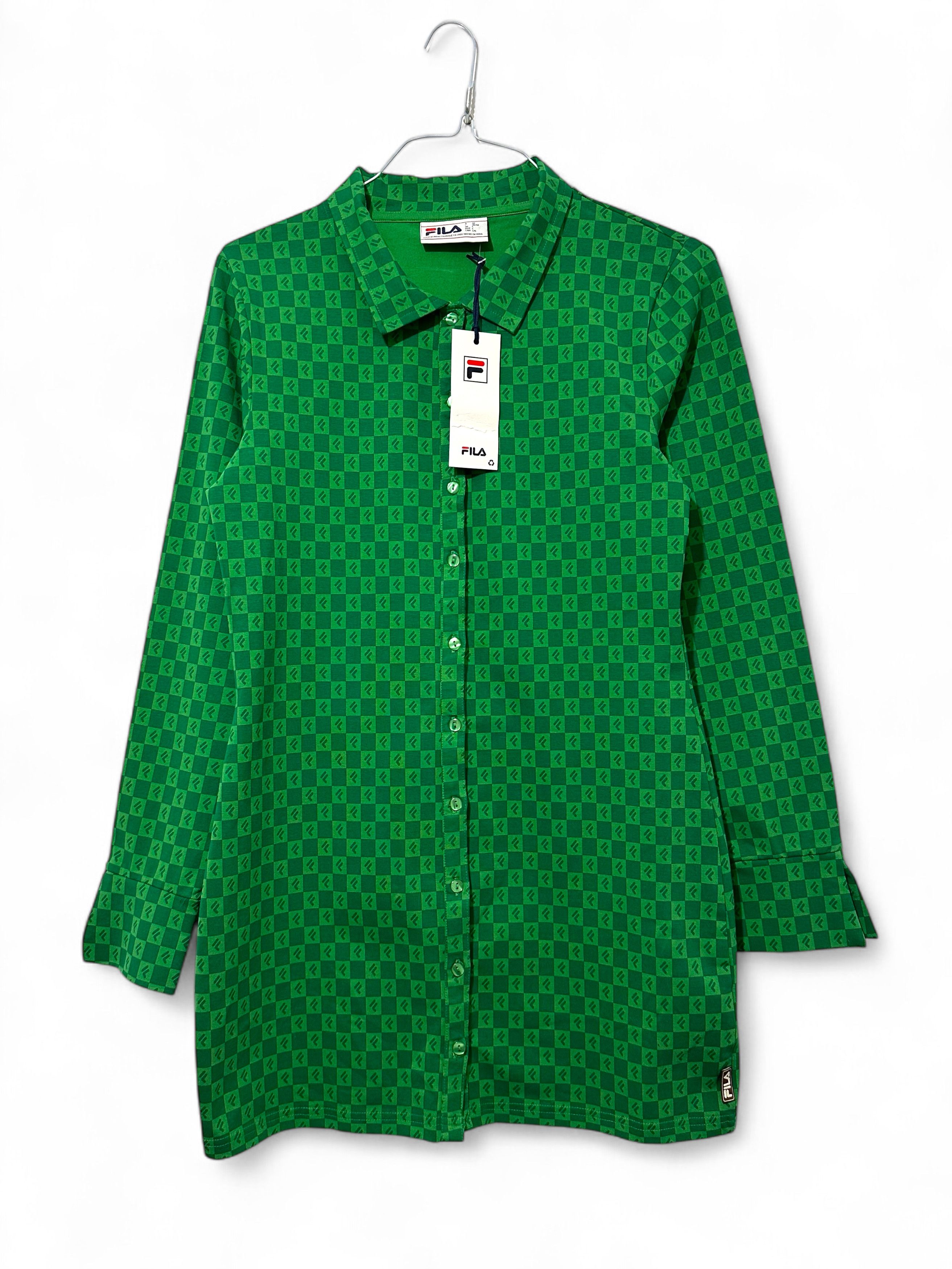 Fila Fila retro mini dress in green (L) Size L / US 10 / IT 46 - 3 Thumbnail