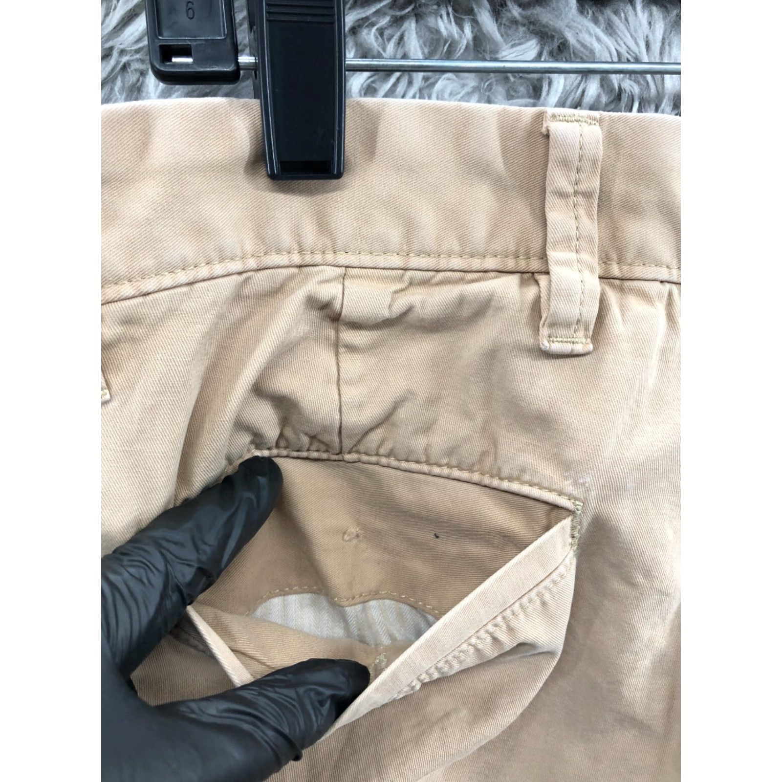 Gap Gap Classic Shorts Mens 31 Beige Khaki Mid Rise Medium Wash Size US 31 - 6 Thumbnail