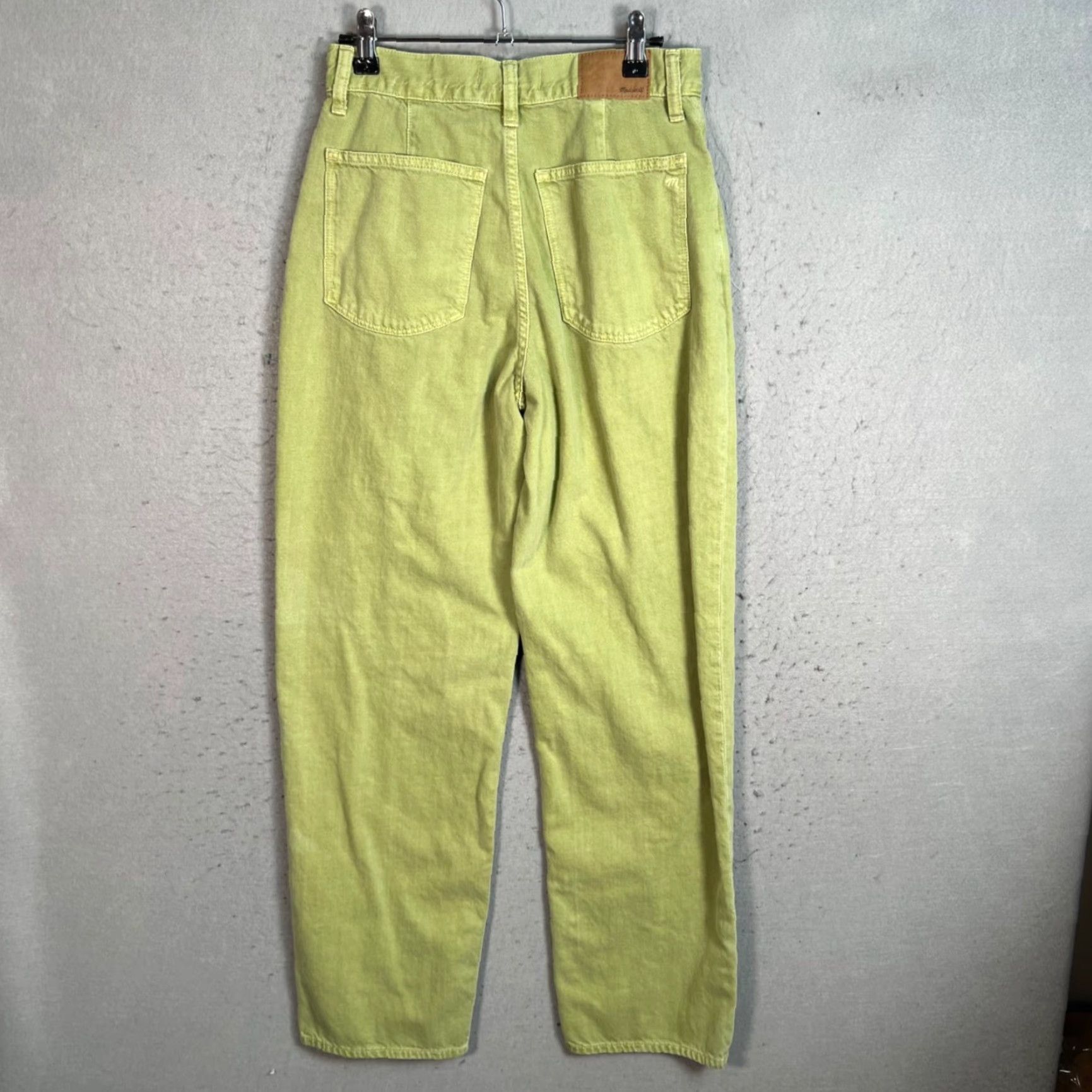 Madewell Madewell Womens Size 26 Baggy Straight Leg Jeans Green 100% Cotton Pants Size 26" / US 2 / IT 38 - 2 Thumbnail