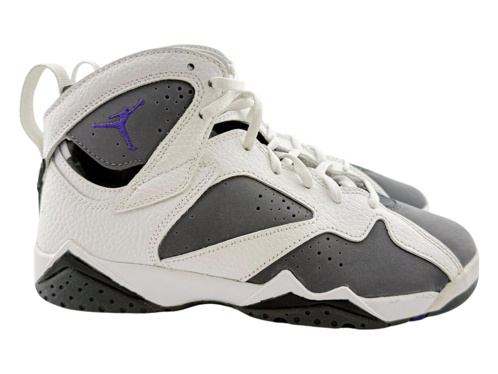 Jordan Brand Air Jordan 7 Retro BG White Varsity Purple 6Y New Size US 6 / EU 39 - 3 Thumbnail