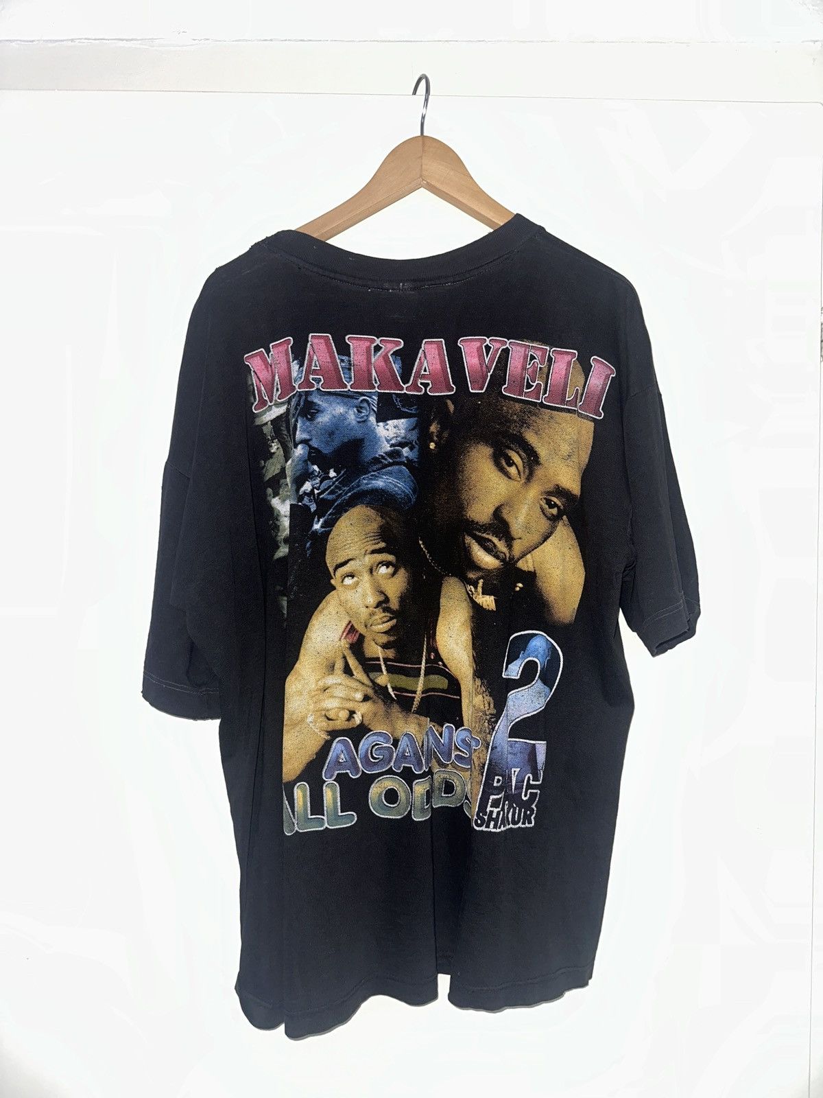 Rap Tees Vintage 2pac Against All Odds T-Shirt Size US XXL / EU 58 / 5 - 1 Thumbnail