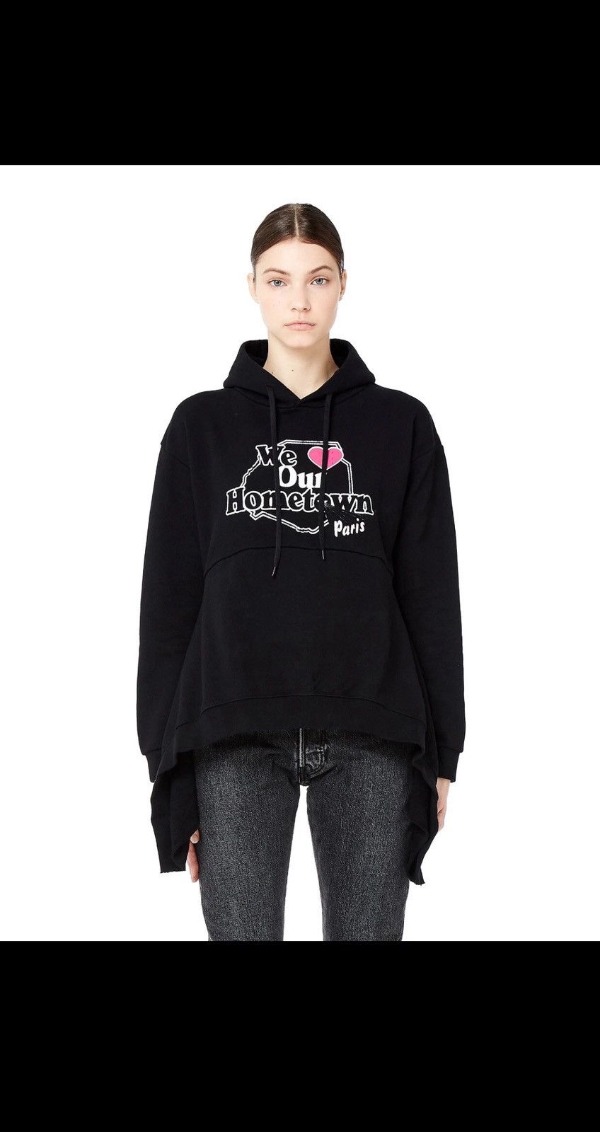 Vetements VETEMENTS Paris WE LOVE OUR HOMETOWN BLK Women's Pullover Size XS / US 0-2 / IT 36-38 - 11 Thumbnail