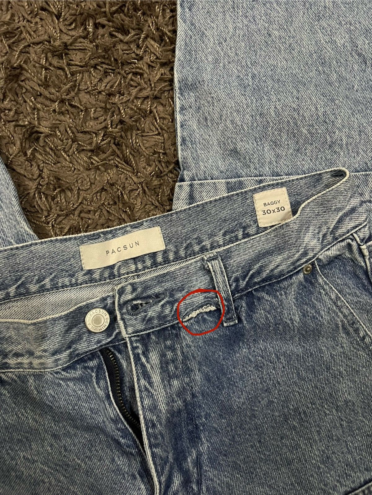 Pacsun 1990s Pacific Sunwear cargo baggy multi pocket #I Size US 30 / EU 46 - 9 Thumbnail
