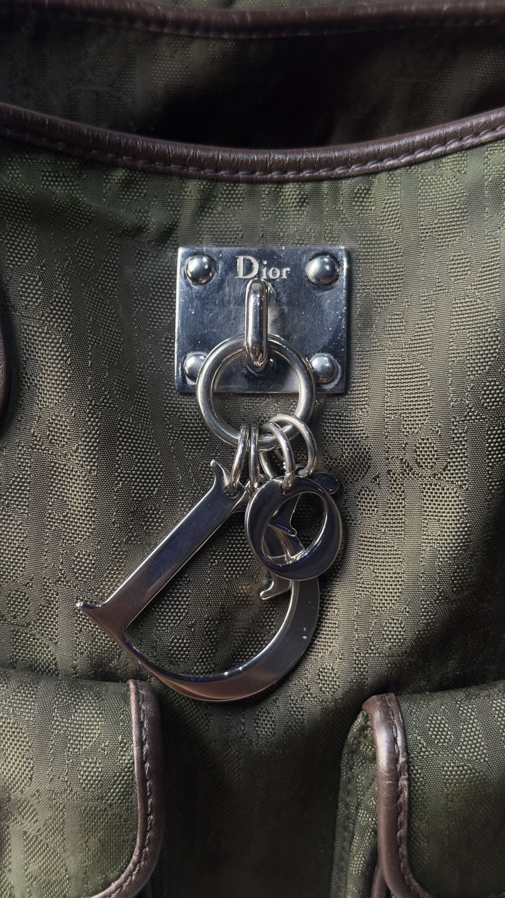 Dior Dior Diorrissimo Multi Pocket Handbag Canvas Handbag Size ONE SIZE - 7 Thumbnail