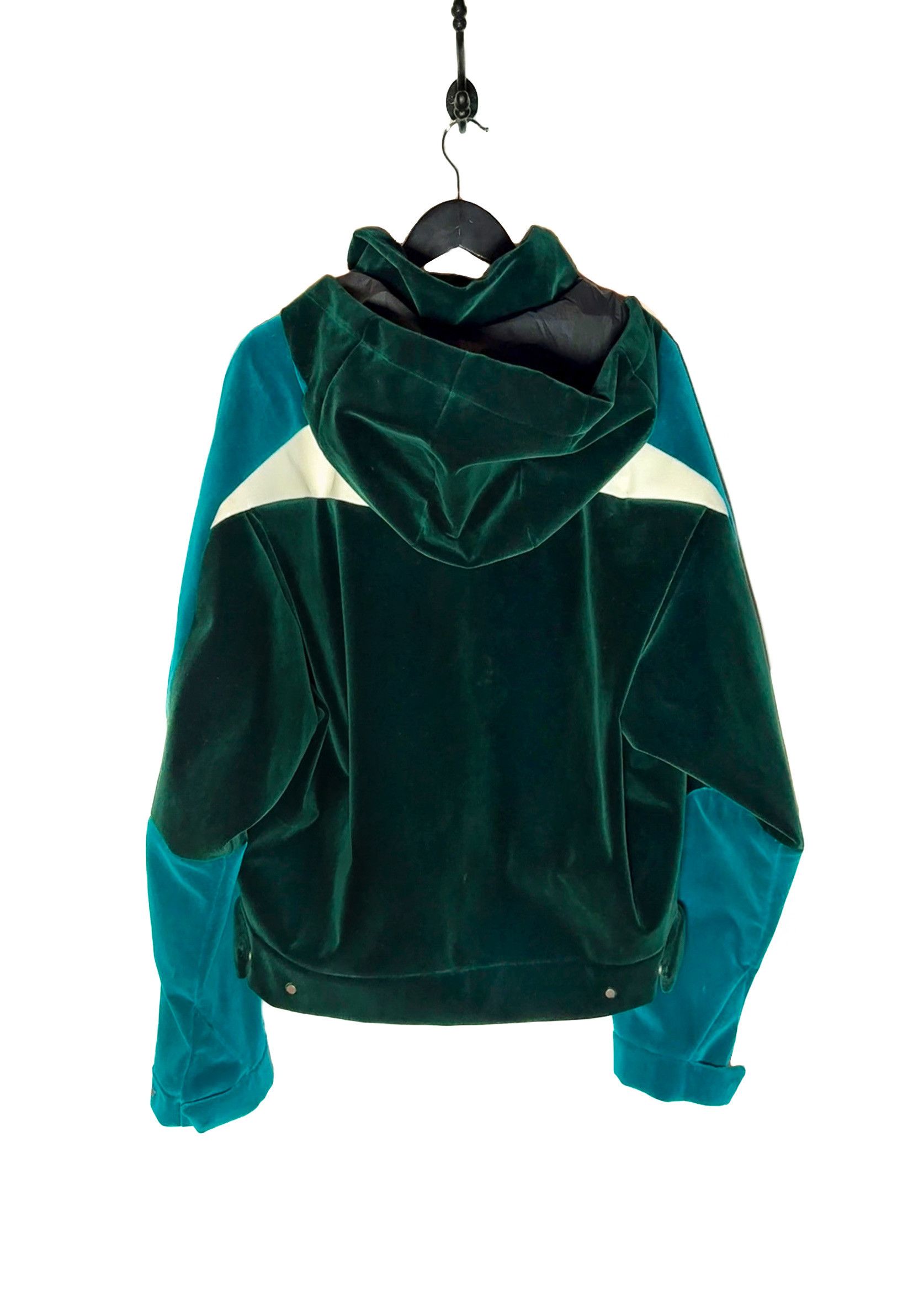 Louis Vuitton Louis Vuitton Colorblock Green Velvet Windbreaker Jacket Size US XL / EU 56 / 4 - 5 Thumbnail