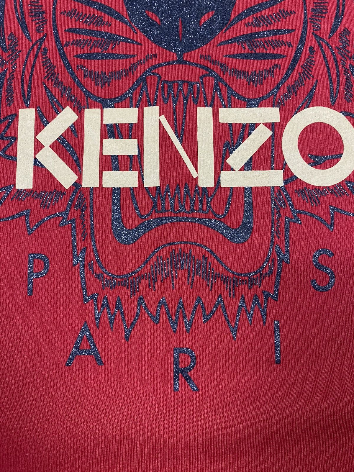 Kenzo Kenzo Paris Tiger Big Logo Red Men’s T Shirt size s Size US S / EU 44-46 / 1 - 7 Thumbnail