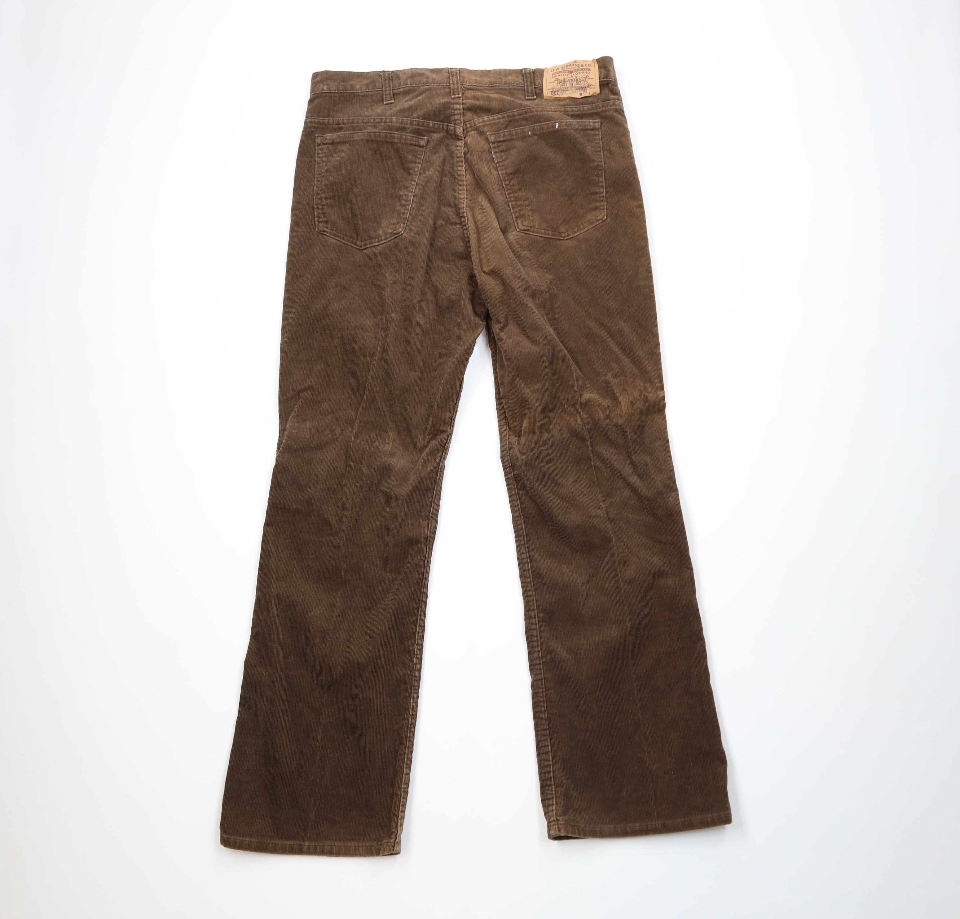 Levi's Vintage 80s Levis 517 Orange Tab Wide Leg Corduroy Pants USA Size US 38 / EU 54 - 10 Thumbnail