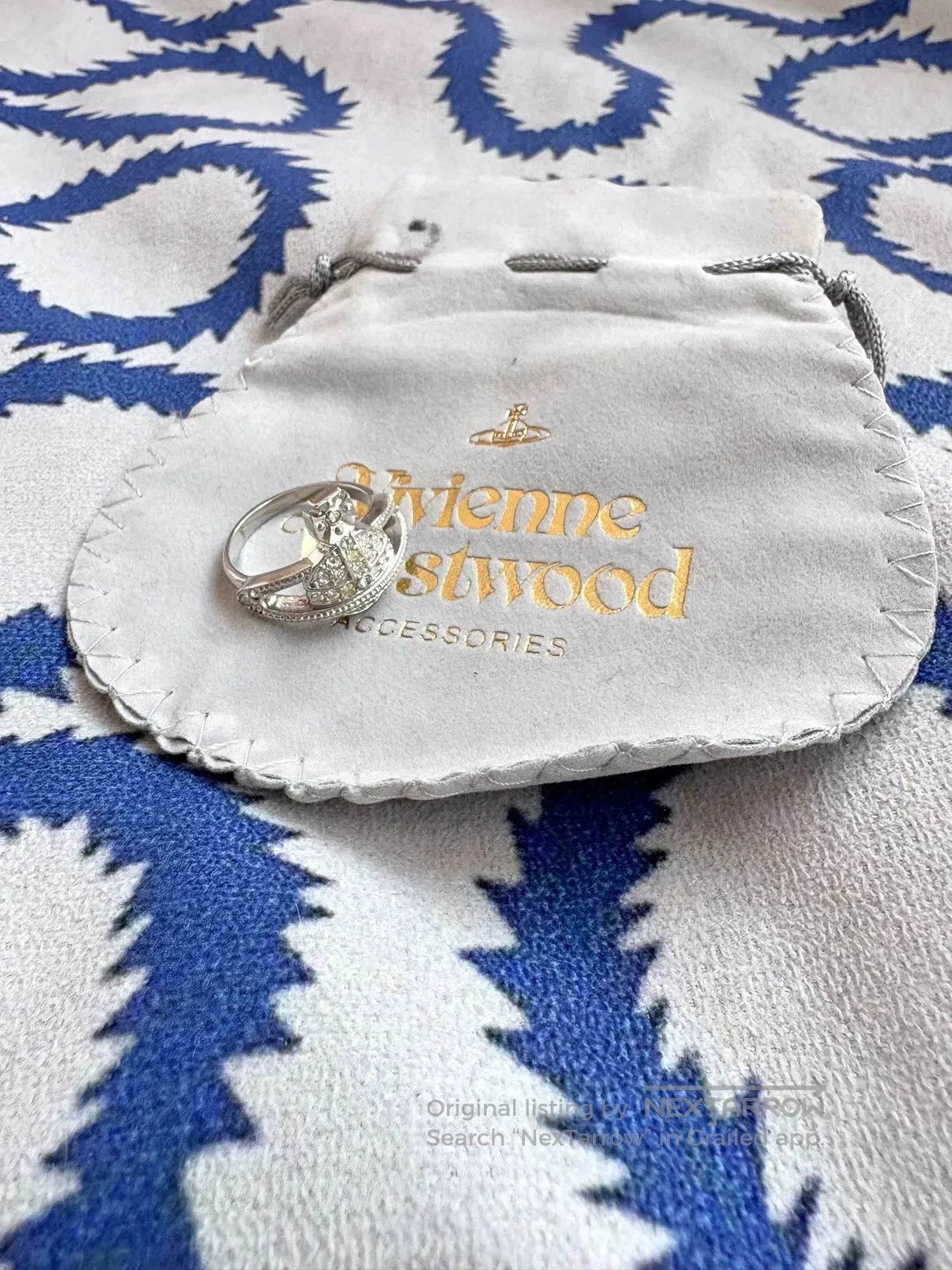 Vivienne Westwood vivienne westwood vintage diamond saturn ring. Size ONE SIZE - 3 Thumbnail