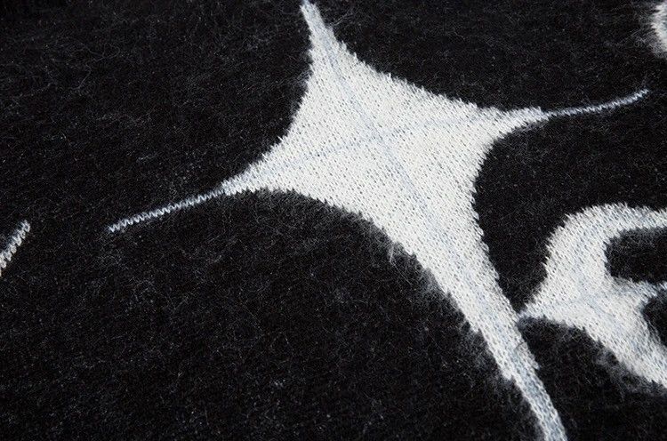 Men's Star Moon Graphic Knitted Sweater