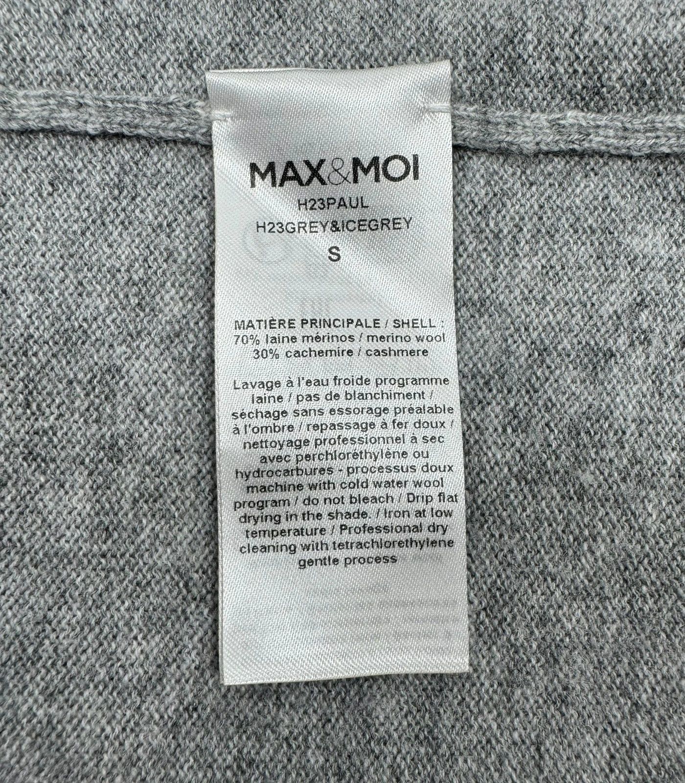 Other Max & Moi Baggy Wool Cashmere Knit Hoodie size S Size S / US 4 / IT 40 - 13 Thumbnail