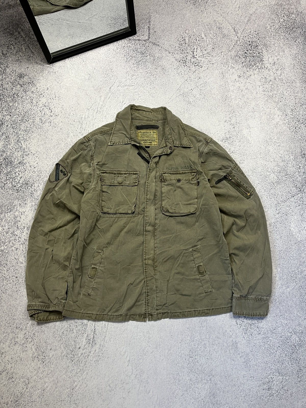 Alpha Industries Alpha Industries Jacket Field M 65 Utility Cargo 90’s Army Size US XL / EU 56 / 4 - 1 Thumbnail