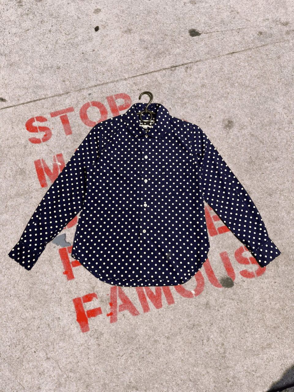 Comme des Garcons PLAY Play Comme Des Garcons Polka Dot Long Sleeve Top SHIRT Size US XS / EU 42 / 0 - 1 Thumbnail