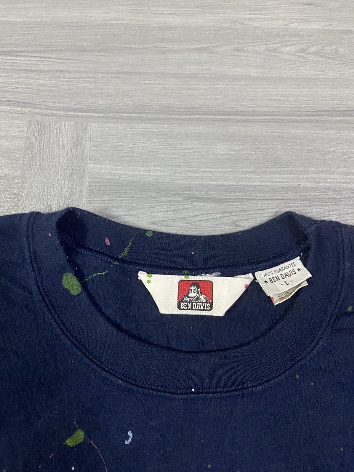 Ben Davis Vintage Ben Davis Splash Pant Sweatshirt Design Size US L / EU 52-54 / 3 - 5 Thumbnail