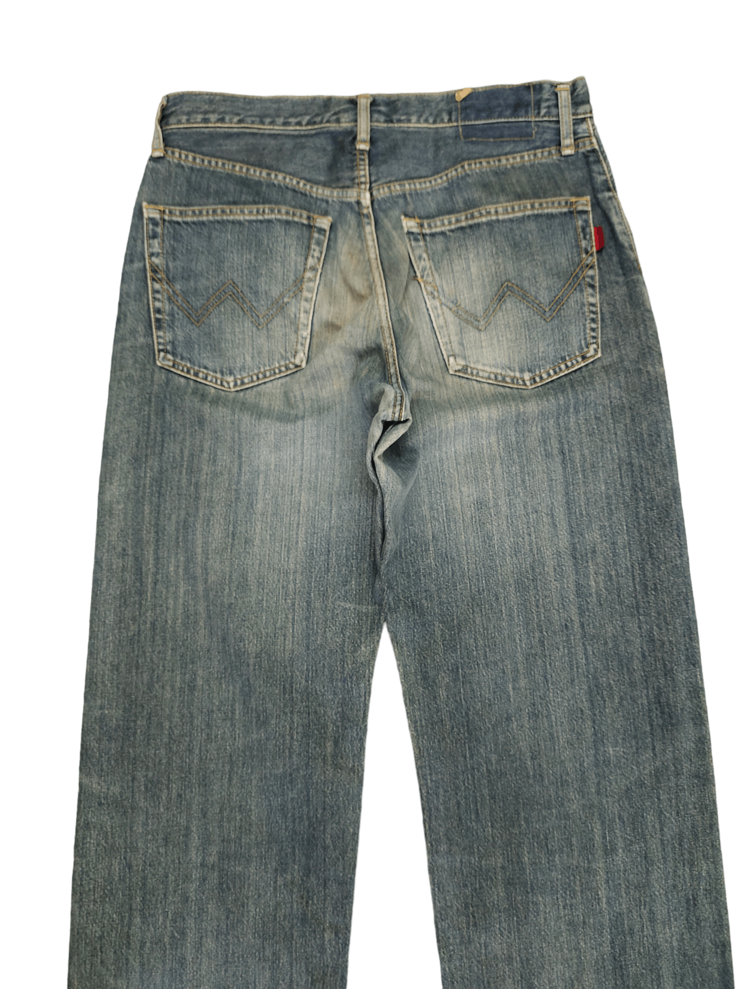 Kapital Vintage Edwin Distress Patina Baggy Denim Pants Size US 32 / EU 48 - 12 Thumbnail