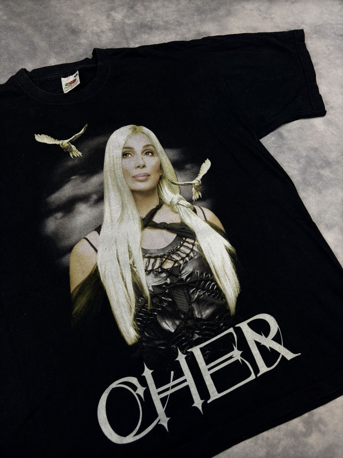 Vintage Vintage Y2K Cher Farewell Tour Tee Band Rock Pop Art T Shirt Size US XL / EU 56 / 4 - 2 Thumbnail