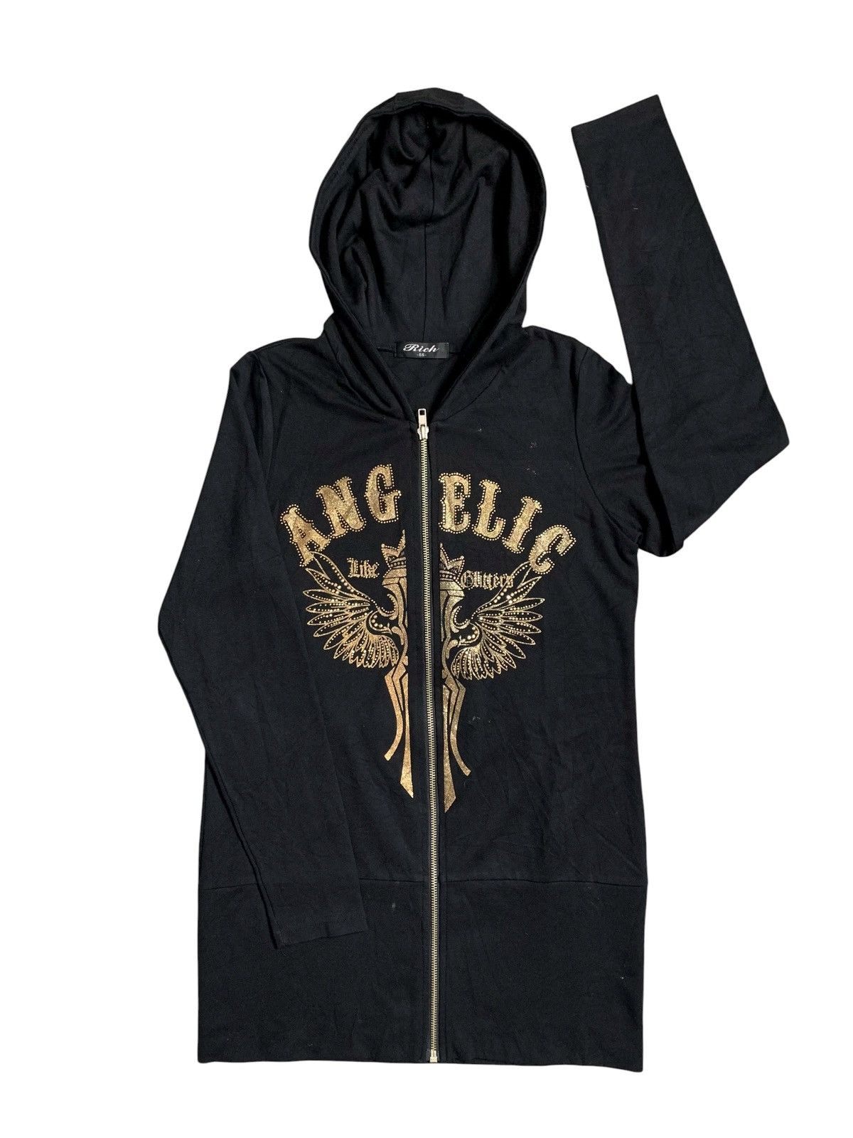 Beauty Beast RICH ANGELIC GLITTER ZIP HOODIE IFSIX LGB KMRII PUNK STYLE Size S / US 4 / IT 40 - 1 Thumbnail