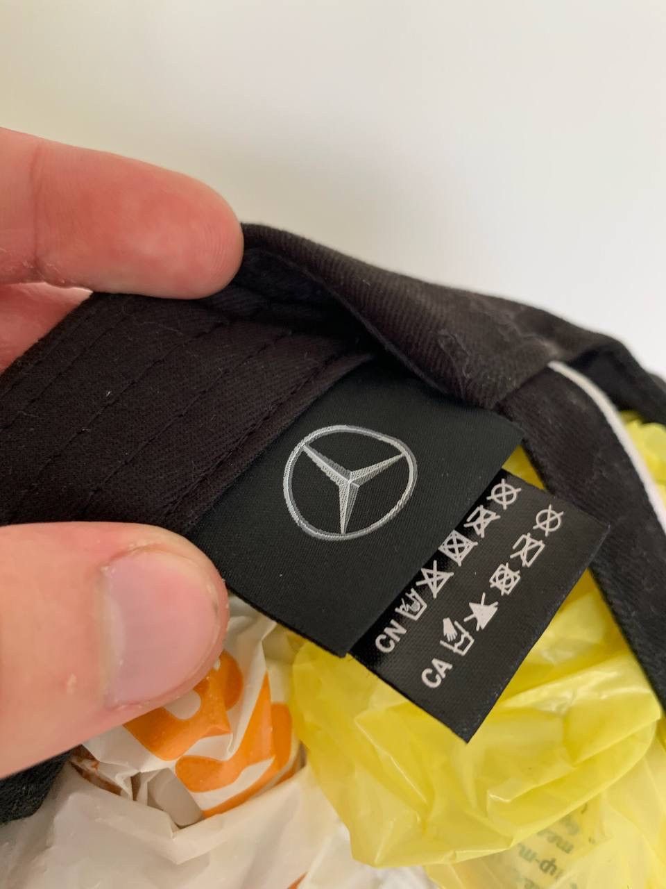 Mercedes-Benz × Vintage Vintage 00's Mercedes Benz Official Black Logo Cap Y2K Size ONE SIZE - 4 Thumbnail