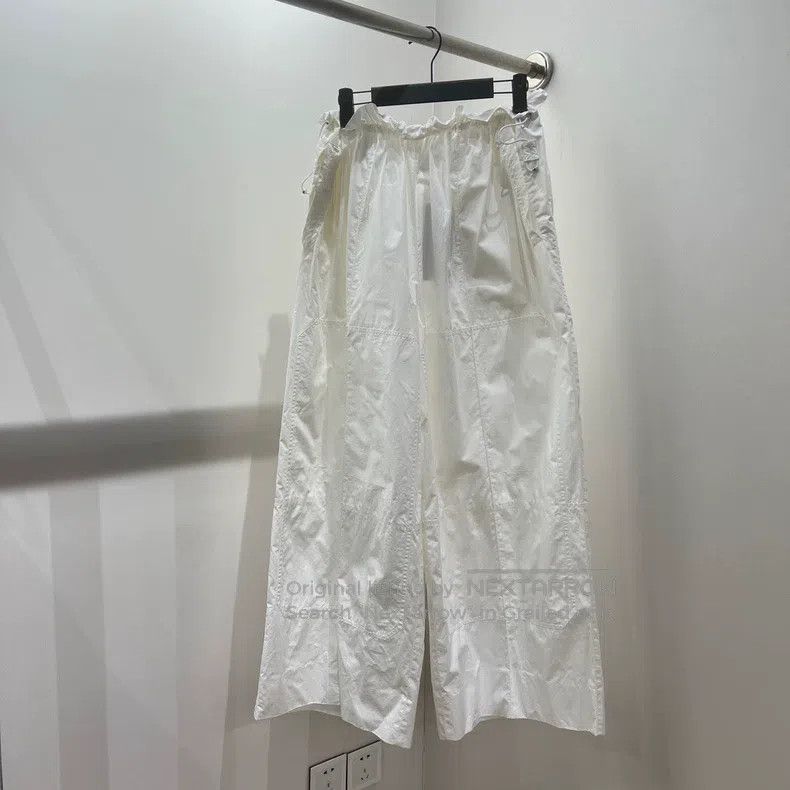 Hermes Hermes Elastic Logo Buckle Wide-Leg Pants Size 25" / US 0 / IT 36 - 1 Thumbnail