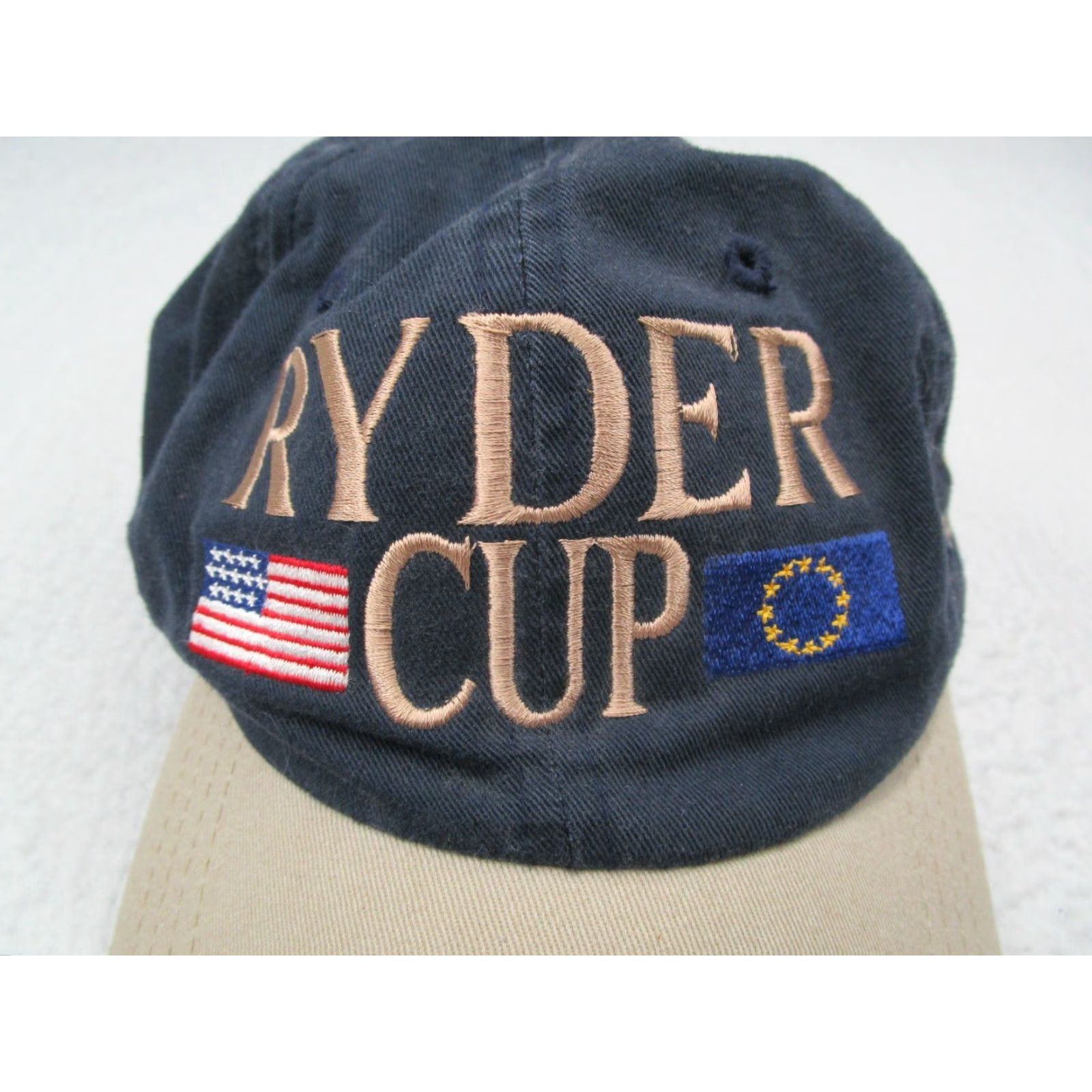 Imperial VINTAGE Imperial Golf Hat Men One Size Blue 90s Logo Adjustable Snapback Foldable Size ONE SIZE - 2 Thumbnail