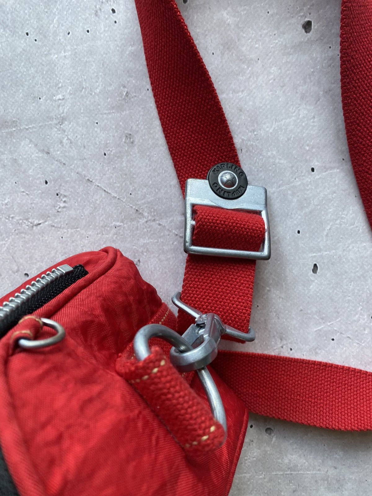 Japanese Brand × Vintage Vintage Y2K Rare Kipling Shoulder Bag Charm Bags Red Size ONE SIZE - 9 Thumbnail