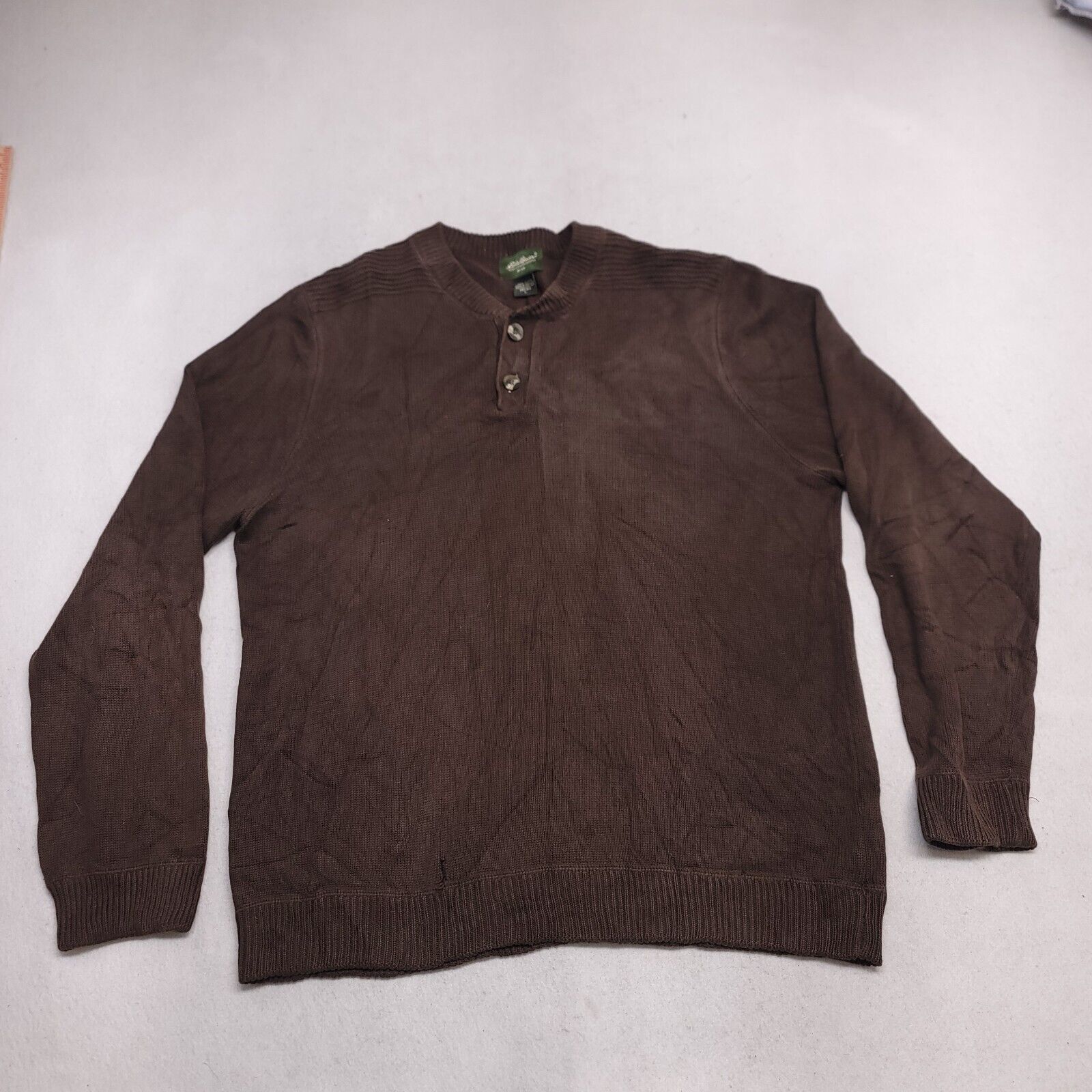 Eddie Bauer Eddie Bauer Casual Pullover Sweater Mens Size Large L Brown Size US L / EU 52-54 / 3 - 2 Thumbnail