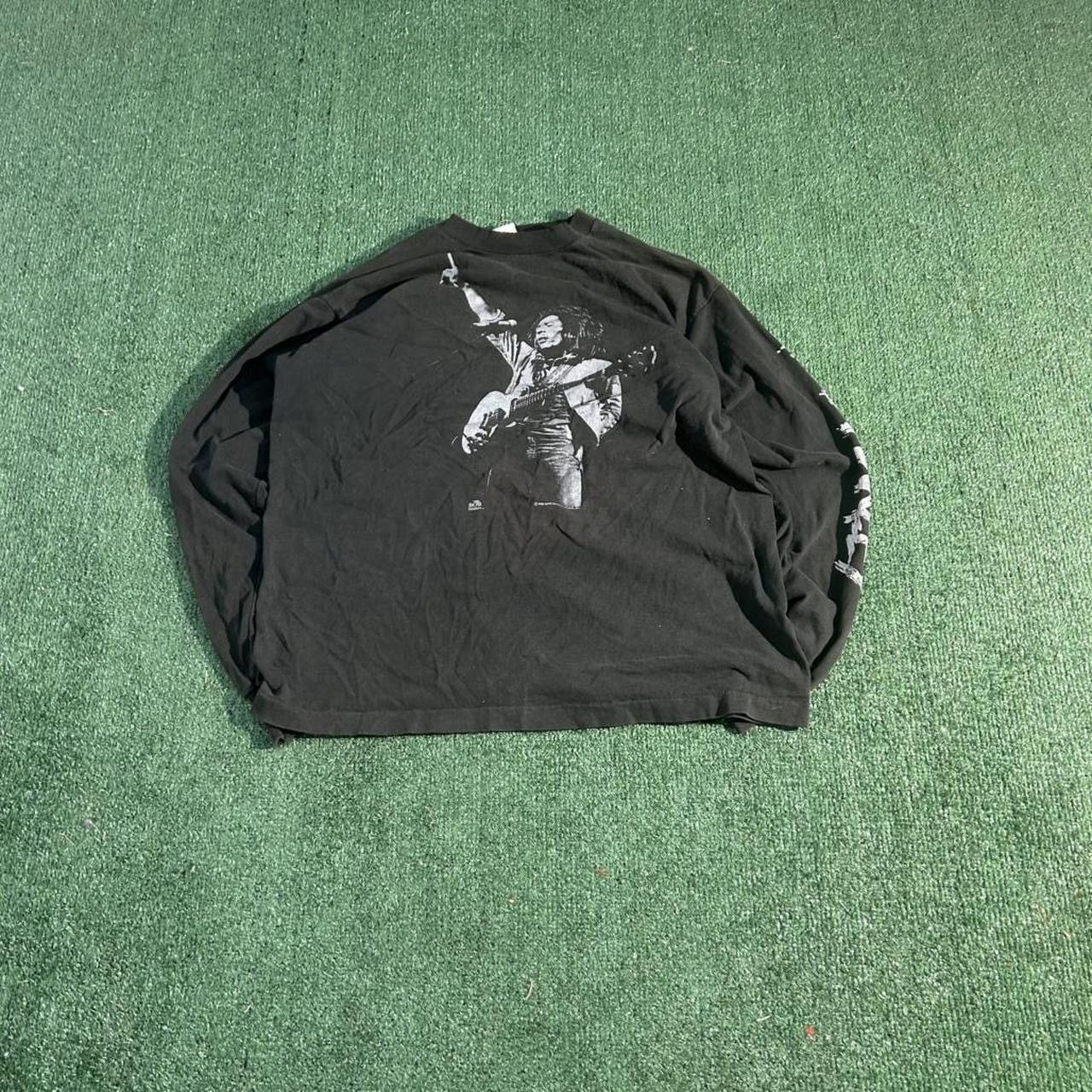 Fruit Of The Loom insane grail 1993 Bob Marley single stitch long sleeve shirt Size US L / EU 52-54 / 3 - 1 Thumbnail