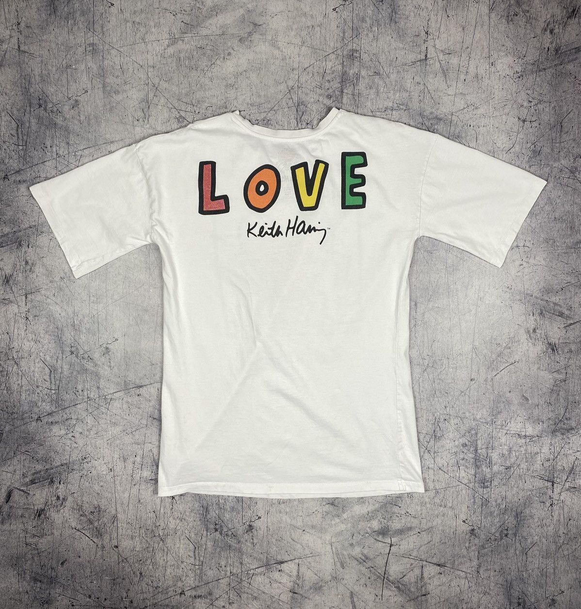 Vintage Vintage Vintage 90s Keith Haring Art Tee Size US XS / EU 42 / 0 - 15 Thumbnail