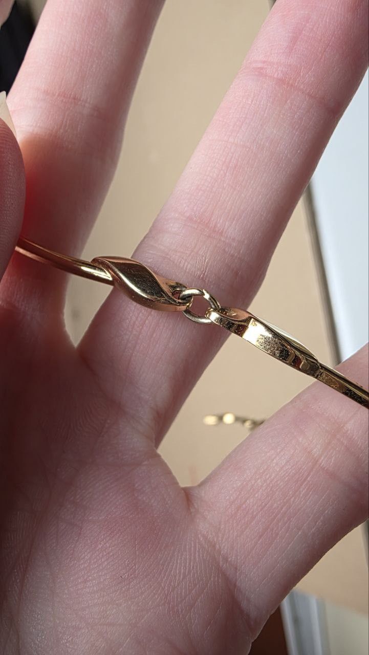 Dior Vintage Gold-Plated Necklace w/ Dior-Style Engraving, 70s–80 Size ONE SIZE - 9 Thumbnail