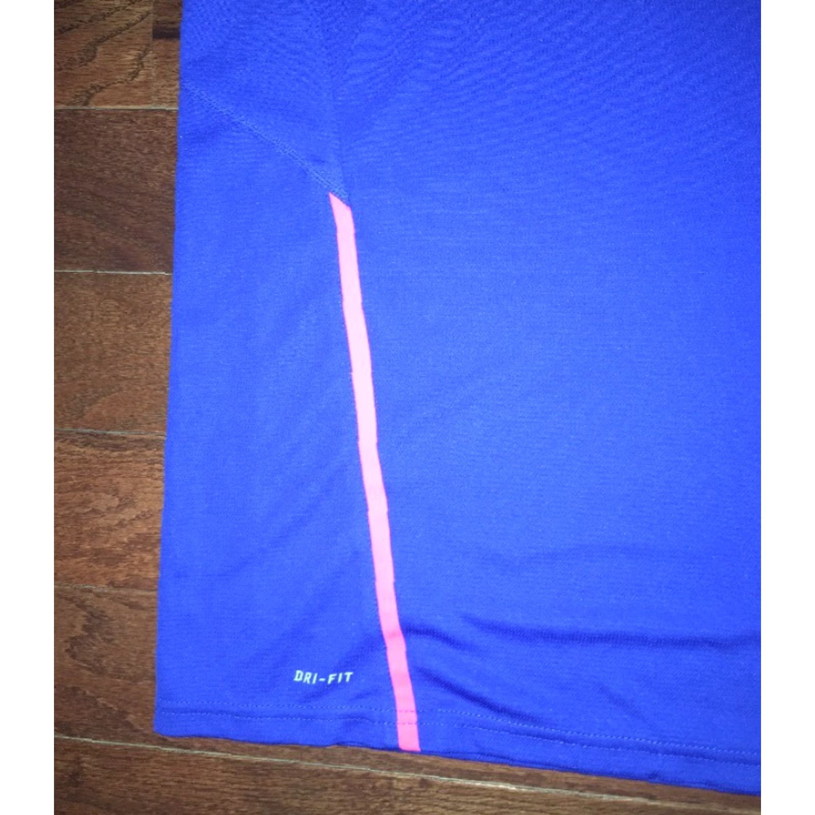 Nike Nike Athletic T-Shirt Mens Large Blue Dri-Fit Activewear Size US L / EU 52-54 / 3 - 3 Thumbnail