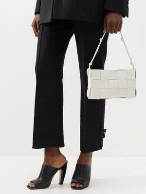 Bottega Veneta o1y0725 Leather Mules in Black Size US 7 / IT 37 - 4 Thumbnail