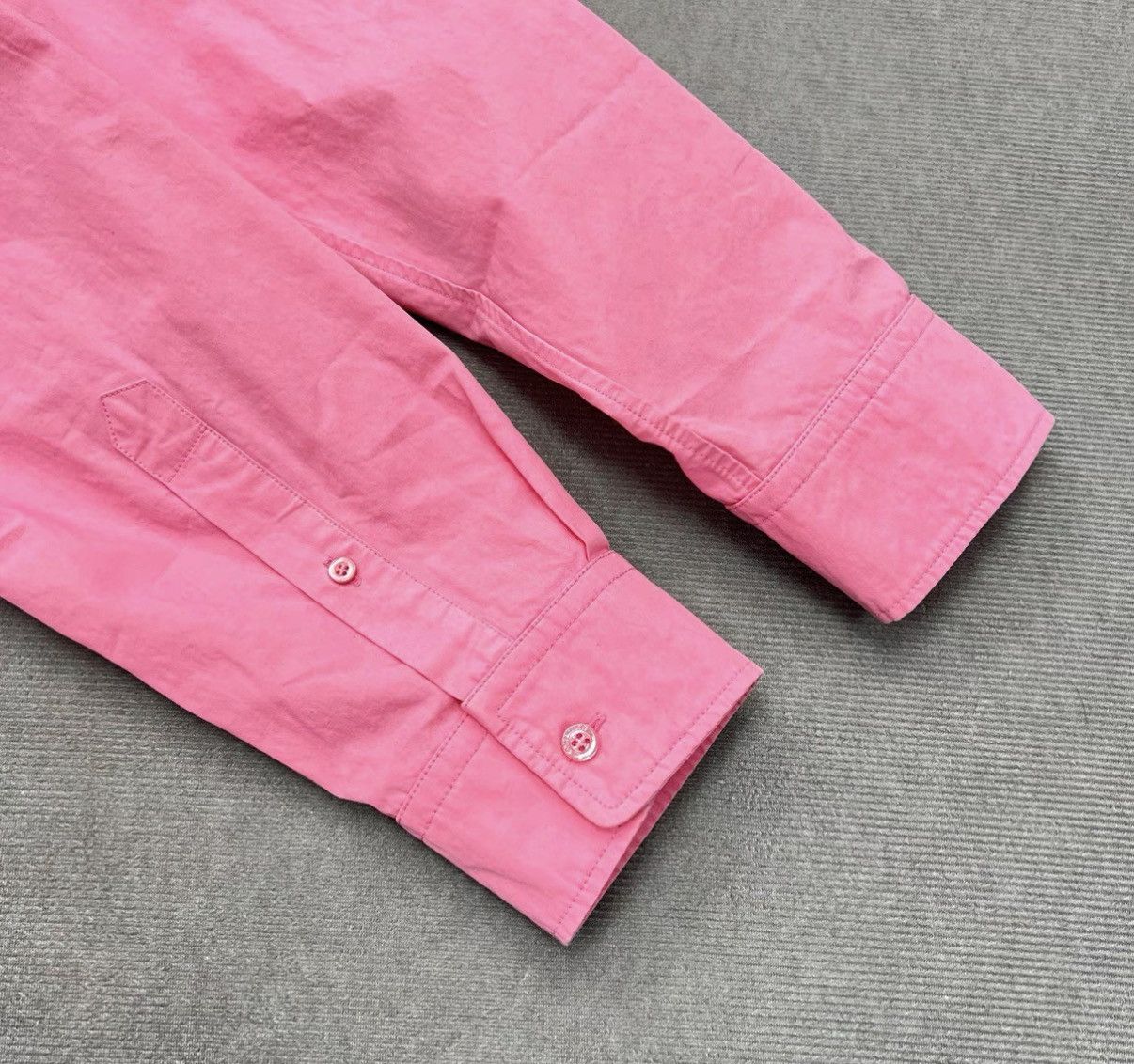 Balenciaga Balenciaga Pink Longline Letter Print Logo Shirt Size US XS / EU 42 / 0 - 4 Thumbnail